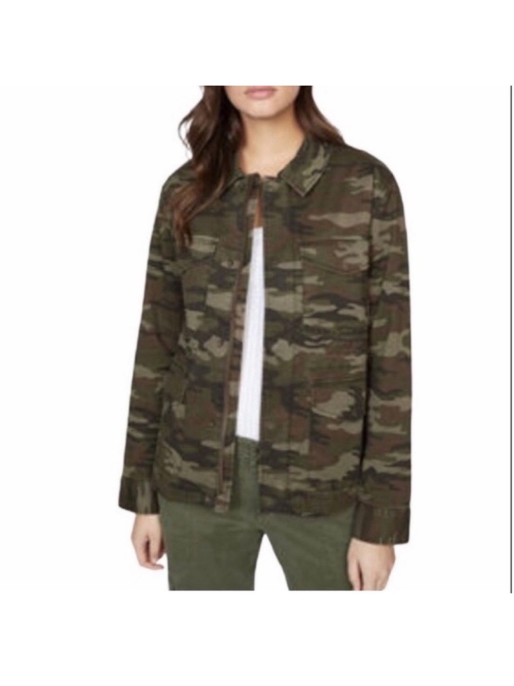 Sanctuary NWT standard supply camouflage military surplus casual jacket small